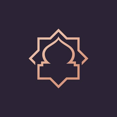 Islamic Mosque Logo Vector Tempalate Mosque Logo Design Ideas, Islamic Branding, Mosque Logo Design, Logo Arab, Quran Logo, Islamic Logo Design, Islam Logo, Arab Logo, Scouts Logo