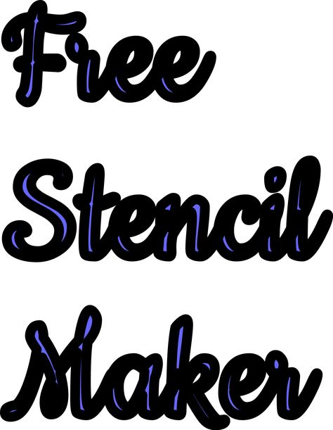 "" stencil. Print, customize, or make your own free at RapidResizer.com #stencils #RapidResizer Wine Glass Stencils Printable, Sign Writing Alphabet, Stencil Maker Free Printable, Letter Stencils Printables Templates, Airbrush Stencils Templates Free, Glass Painting Patterns Templates Free Printable Stencil Designs, Stencil Printing Design Patterns, Easy Stencil Patterns Free Printable, Stained Glass Patterns Free Printables Templates Easy