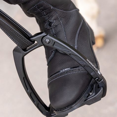 NEW from Karben 😲 Introducing the brand new quick-release stirrup from Karben... 🐴 Super lightweight at just 450g 🐴Quick release spring loaded arm for safety 🐴Ergonomic design to help you get your foot back in the stirrup if you lose it whilst riding 🐴Matt black powder coat finish Take a closer look here 👉 #randrcountry #shires #karbenstirrups #horse #equine #equestrian #shiresequestrian #horseriding #tackstore #ridingboots Show Jumping Horses, Jumping Horses, Tack Store, Horse Boarding, Horse Gear, Horse Jumping, Show Jumping, Stirrups, Horse Girl