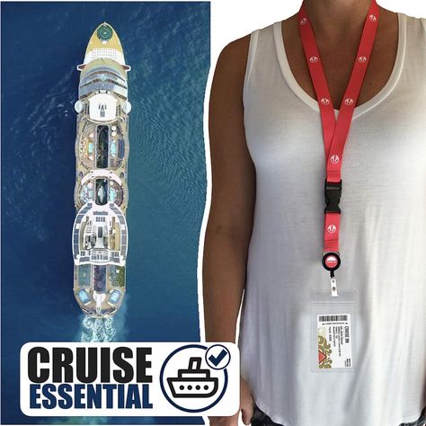 **Amazon Travel Find** Waterproof 2 Pack Cruise lanyard for Ship Cards with ID holder, Retractable Key Card Badge,and Detachable buckle - $10.99 Cruise Accessories, Carnival Ships, Princess Cruise Lines, Disney Cruise Ships, Cruise Essentials, Princess Cruise Ships, Cruise 2023, Princess Cruise, Cell Phone Pouch