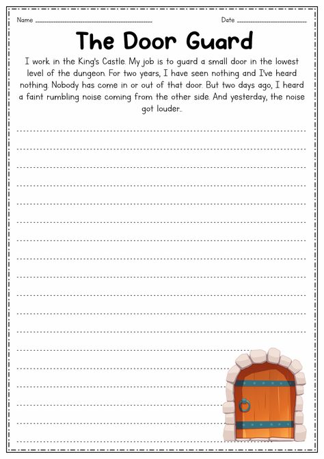 Narrative Writing Prompts Worksheets