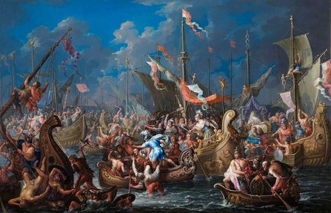 The Battle of Actium: Birth of an Empire Anthony And Cleopatra, Battle Of Actium, Antony And Cleopatra, House London, San Francesco, Poster Size Prints, A4 Poster, London Art, Historical Events