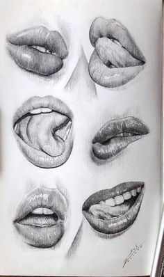 Learn how to draw hyper realistic drawings with step by step easy tutorials by sketch artist. Draw literally anything what you see. Follow for daily creative sketches ideas. Lips drawing poses ideas - How to draw lips step by step tutorial - Easy lip drawing art reference Lips Sketch, Drawing Lips, Lip Drawing, Mouth Drawing, Portraiture Drawing, Lips Drawing, Guided Drawing, Art Drawings Sketches Creative, Pencil Art Drawings