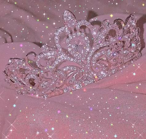 Pink Meme, Pink Glitter Wallpaper, Crown Pink, Pink Wallpaper Girly, Pink Tumblr Aesthetic, Soft Pink Theme, Temu App, Pretty Pink Princess, Aesthetic 90s