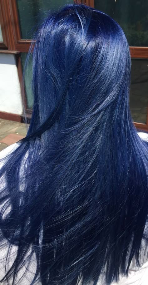 Blue Hair Color, Dark Blue Hair, Hair Color Inspiration, Hair Streaks, Hair Dye Ideas, Pretty Hair Color, Hair Color Blue, Dye My Hair, Hair Dye Colors