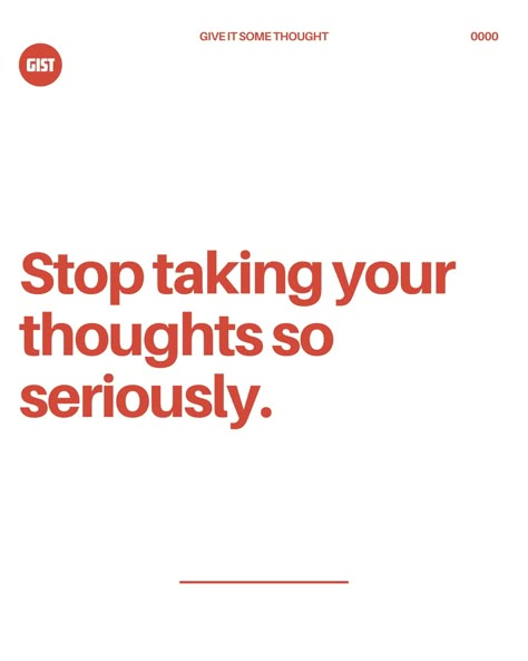 Stop taking your thoughts so seriously. 🌿 Remember, not every thought that crosses your mind is a reflection of reality. Let go of the negative self-talk and embrace the present moment. Find peace in knowing that thoughts are just thoughts—they don’t define you. 💫 How do you keep a positive mindset? Share your tips below! . . #Mindfulness #PositiveThinking #LetGo #InnerPeace #ThoughtsAreNotFacts #StayPresent #MentalWellbeing #giveitsomethought Advise For Me, Stop Negativity Quotes, How To Stop Negative Thoughts, No Negativity Quotes, Stop Negative Self Talk, 2025 Energy, Self Peace, Stop Negative Thoughts, Negativity Quotes