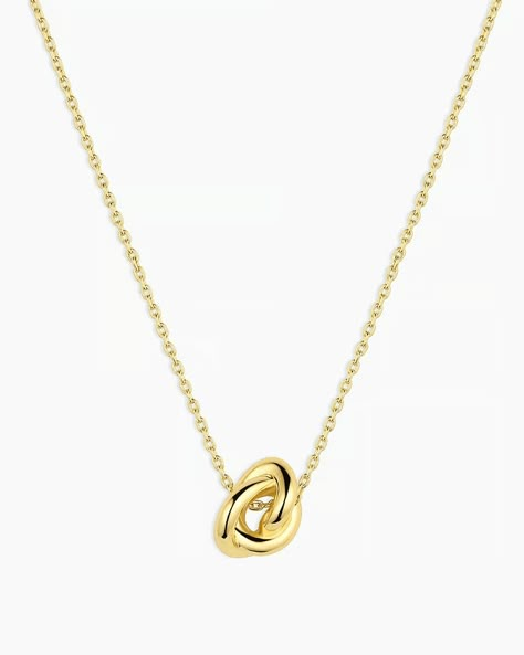 Infinity Knot Necklace – gorjana Cute Necklaces Gold, Enewton Necklace, Gold Jewelry Simple Necklace Classy, Everyday Necklace Stack, Dainty Gold Jewelry Aesthetic, Christmas Gift Wishlist, Cute Dainty Jewelry, Gold Necklace Aesthetic, Cute Gold Jewelry