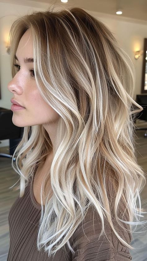 25 Chic Platinum Blonde Hair Color Concepts Fall Blonde Hair Color, Fall Blonde Hair, Summer Blonde Hair, Platinum Blonde Hair Color, Blonde Hair Transformations, Balayage Blonde, Blonde Hair Inspiration, Balayage Hair Blonde, Blonde Hair Looks