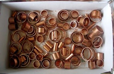 Copper Enameling, Copper Tube, Copper Jewellery, Jewelry Tips, Metalwork Jewelry, Copper Pipe, Copper Tubing, Jewelry Techniques, Copper Rings