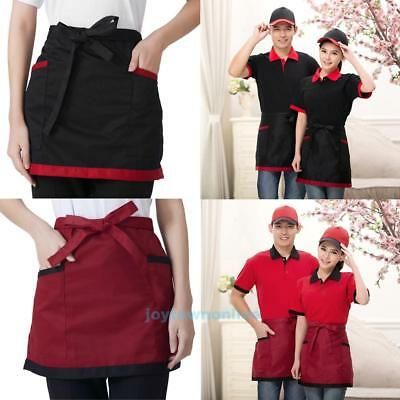 Restaurant Dress, Waiter Apron, Waitress Uniform, Plaid Apron, Chef Uniforms, Waiter Uniform, Chef Uniform, Apron Kitchen, Waist Apron