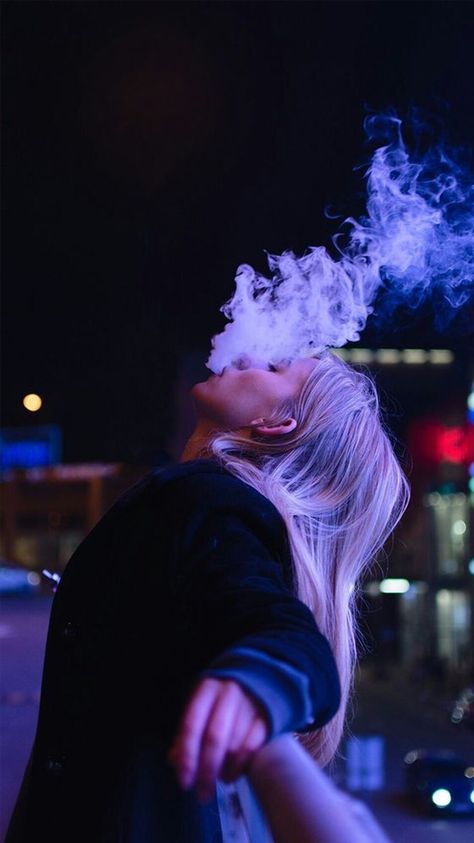 At Night, A Woman, Blonde, Tumblr, Iphone, Hair