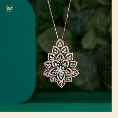 More than just a necklace, it's a statement piece. Shine brighter than ever before with this dazzling diamond necklace. #VMMuslunkar #BridalJewellery #GoldJewellery #BridalCollection #WeddingShopping #collection #offers #shopping #weddingday Gold Lockets, Ballet Hairstyles, Diamond Mangalsutra, Diamond Jewelry Set, Diamond Pendent, Diamond Pendants Designs, Fancy Jewelry Necklace, Pendant Sets, Diamond Earrings Design