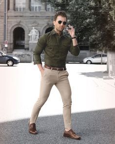 Green Shirt Outfit, Green Pants, Green Shirt, Pants Outfit, Shirt Outfit, Pants, Green, Trousers