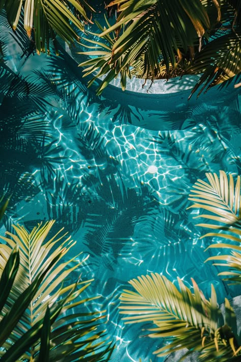 Photo Of The Sea, Pool Aestethic, Summer Resort Aesthetic, Teal Beach Aesthetic, Beach Resort Aesthetic, Summer Pool Aesthetic, Oasis Aesthetic, Pool Wallpaper, Beach Resort Design