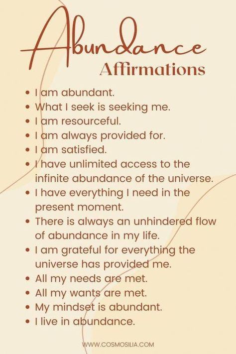 Prosperity Affirmations, Healing Journaling, Healing Spirituality, Chakra Affirmations, Attraction Affirmations, Healing Affirmations, Affirmations For Happiness, Wealth Affirmations, Abundance Affirmations