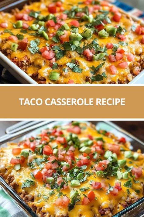 TACO CASSEROLE Recipe Taco Bake With Tortillas, Best Taco Casserole Recipes, Best Mexican Casserole Recipes, Ground Beef Taco Casserole Recipes, Halloween Casserole Recipes, Taco Bake Casserole With Tortillas, Easy Taco Casserole Bake, Easy Taco Casserole Recipes, Chicken Taco Casserole Recipes