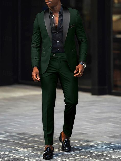 Suit Options For Men, Green And Black Tuxedo For Men, Mens Red Suit Wedding, Burgundy Mens Suit Wedding, Men’s Couture, Graduation Suits Men, Suits For Black Men, Homecoming Suits For Men, Graduation Suit Men