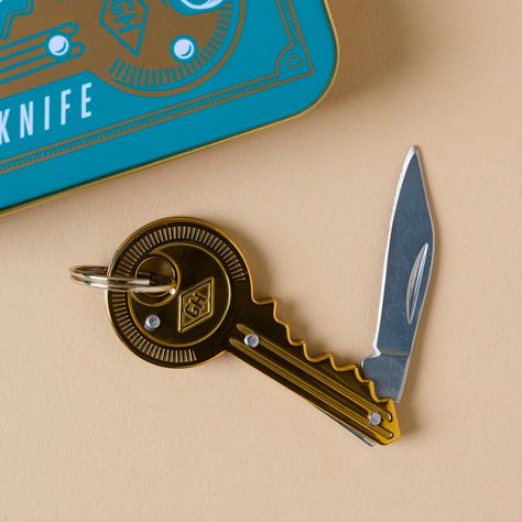 Key Pocket Knife 🔪 #EDCKnifeBeads #KnifeAccessories #EverydayCarry #EDC #GearCustomization #TacticalBeads #ParacordBeads #HandcraftedBeads #ArtisanBeads #KnifeCollecting #KnifeEnthusiast #GearUpgrade #UniqueBeads #FunctionalArt Pocket Knife Keychain, Gifts For The Antique Lover, Useful Keychain, Gentlemens Hardware, Leather Gifts For Men, Key Knife, Knife Keychain, Car Products, Cool Keychains