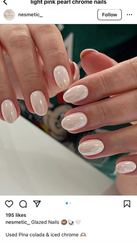 Oval Nail Ideas, Oval Nail, Kutek Disney, Subtle Nails, Colorful Nails, Summery Nails, Minimal Nails, Casual Nails, Oval Nails