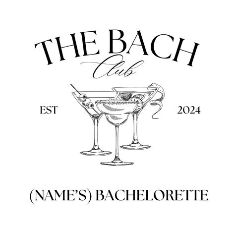 Craft a Bachelorette bash they'll never forget with a unique "Bach Tee" designed just for your crew!  Don't see your dream location?  Just reach out - we'll bring your vision to life!  #BacheloretteParty Bach Club Bachelorette Party, Timeless Bachelorette Party, Bachelorette Party T-shirts, Bach Club Bachelorette Theme, Minimal Bachelorette Party, Cricut Bachelorette Projects, Bachelor And Bachelorette Party Combined, Bachelorette Tshirt Ideas, Bach Tshirts