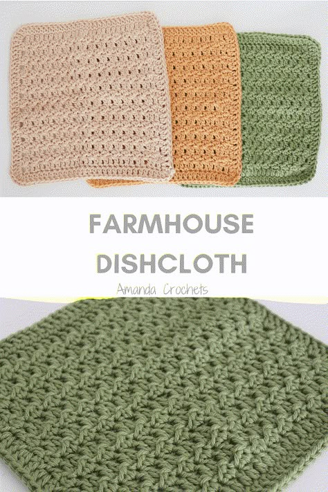 Farmhouse Dishcloth, Crochet Borders For Blankets, Crochet Washcloth Free Pattern, Crochet Cup Coaster, Crochet Washcloth Free, Crochet Dish Cloth Free Pattern, Crochet Washcloth Pattern, Awesome Crochet, Elegant Crochet