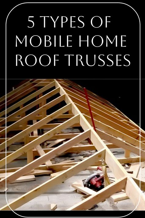 Types of Mobile Home Roof Trusses Mobile Home Roof Over Double Wide, Roof Over Mobile Home, Trailer Roof Ideas, Mobile Home Addition Ideas, Flat Metal Roof, Home Roof Design, Metal Roof Repair, Mobile Home Addition, Mobile Home Roof