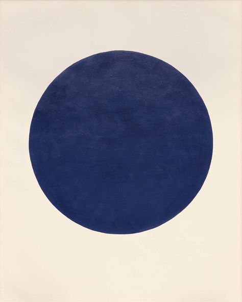 E V E R Y D A Y O I L ™️ on Instagram: “Walter Darby Bannard, “Blue Moon”, 1961” Blue Moon, Moon, Blue, White