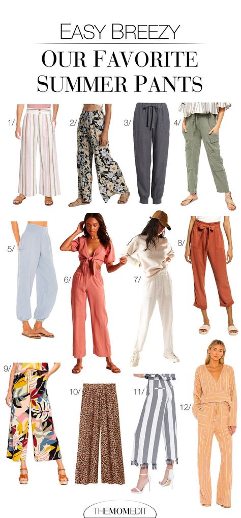 BEACH VIBES ON FLEEK: CUTE SUMMER PANTS FOR A BREEZY OUTFIT REFRESH | Summer is on our minds & that means 1 thing...a summer closet refresh. Aka new light, flowy pants! From beach lounging to date night, these pants are versatile--just the way we like it. #BeachStylePool #BeachPant #LoungeSetsForWomen #MatchingSetLoungewear #LoungewearWomen #SummerPants #SummerVibes #PantsOutfit #BeachOutfit #BeachFashion #BeachStyle #Summer Beach Pants Women, Long Pants For Summer, Float Pants Outfit Summer, Summer Breezy Outfits, Light Weight Pants For Summer, Wide Leg Beach Pants Outfit, Pants For Summer For Women, Plus Size Summer Pants, Light Flowy Pants