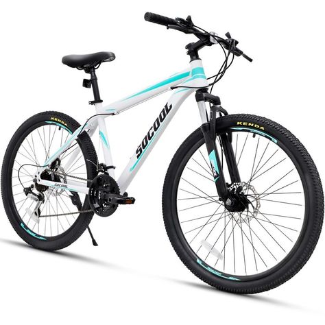 26 Inch Mountain Bike, 21 Speed Bicycle with Full Suspension, Adult Road Offroad City Bike, Full Suspension MTB Cycling Road Racing with Anti-Slip Double Disc Brake for Men Women [US in Stock] Full Suspension Mtb, Full Suspension Mountain Bike, Bicycle Mountain Bike, Speed Bicycle, Bicycle Race, Bicycle Art, Hybrid Bike, Mountain Bicycle, Bicycle Design