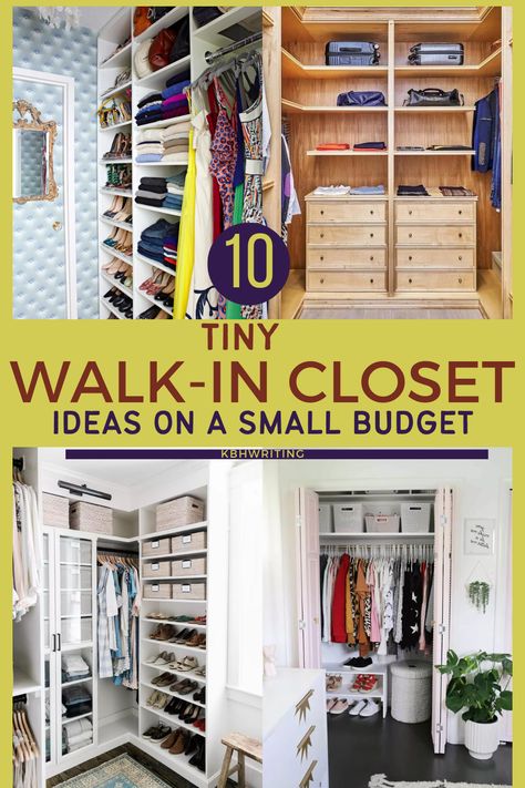 10 Budget-Friendly Tiny Walk-In Closet Ideas: Transform your small closet space with these creative and affordable storage solutions. Maximize every inch for a stylish and organized wardrobe area. #ClosetMakeover #WalkInCloset Straight Closet Ideas, Maximize Walk In Closet Space, Narrow Bedroom Closet Ideas, Mini Walk In Closet Ideas Small Spaces Bedrooms, Diy Small Walking Closet Ideas, Maximize Small Walk In Closet Space, Closet Organization On A Budget Diy, Diy Narrow Walk In Closet, Small Walking Closet Design