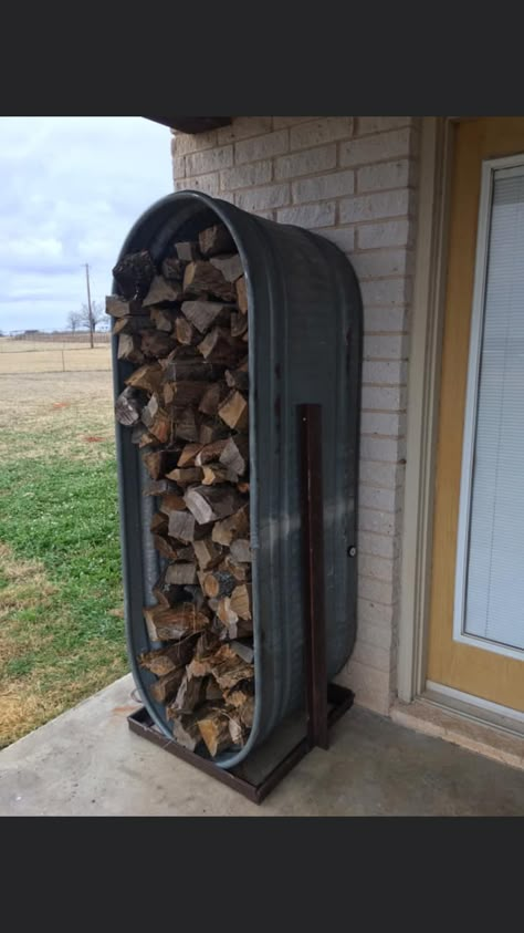 Firewood Storage Outdoor, Back Deck Decorating Ideas, Small Deck Decorating, Back Deck Decorating, Small Deck Decorating Ideas, Backyard Seating, Firewood Storage, Homes Ideas, Small Deck