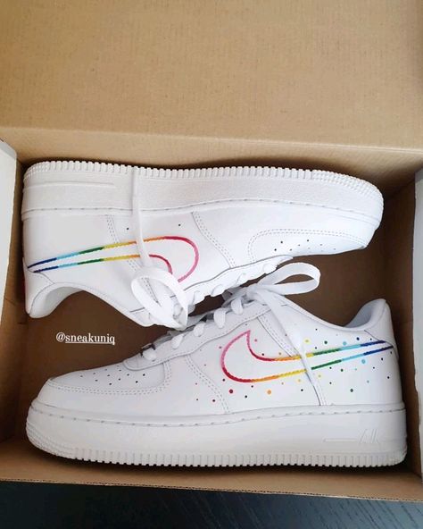 Air Force 1 Lucky Charms, Lucky Charms, Nike Cortez Sneaker, Nike Air Force 1, Nike Air Force Sneaker, Air Force 1, White Sneaker, Nike Air Force, Shoe Collection