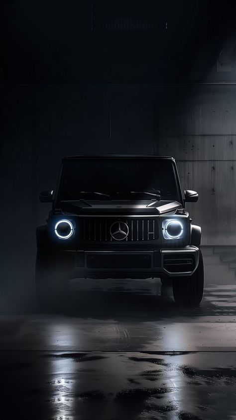 Black G Wagon, Black Car Wallpaper, Black Mercedes, Mercedes Benz Wallpaper, Mercedes Benz G63, Mercedes Wallpaper, مرسيدس بنز, Automotive Illustration, Dream Cars Mercedes