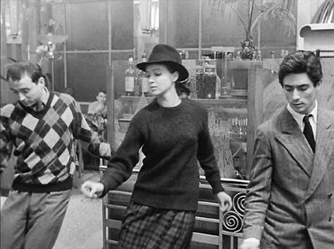 Bande Apart (Jean-Luc Godard, 1964) Dance Sequence, Ken Kesey, French New Wave, Anna Karina, Jean Luc Godard, Reservoir Dogs, Band Of Outsiders, French Films, Film History