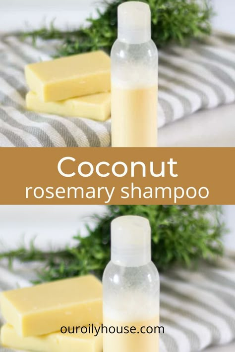 Homemade Shampoo Recipes, Diy Shampoo Recipe, Rosemary Shampoo, Baking Soda For Hair, Conditioner Recipe, Baking Soda Benefits, Shampoo Recipe, Homemade Shampoo, Hair Care Recipes