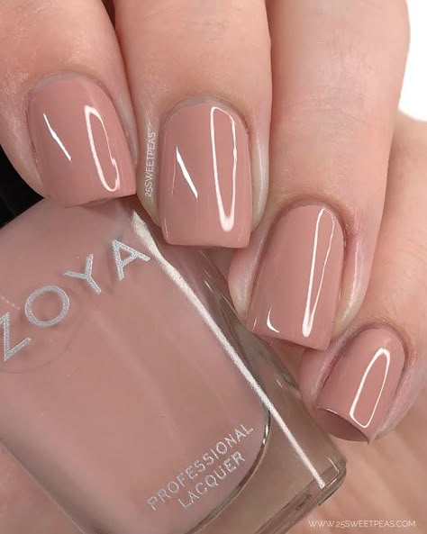 Zoya Neutral Nail Polish, Natural Nail Paint, Nail Paint Shades, Old Nail Polish, Zoya Nail, Nude Nail Polish, Zoya Nail Polish, Neutral Nails, Nail Polish Collection