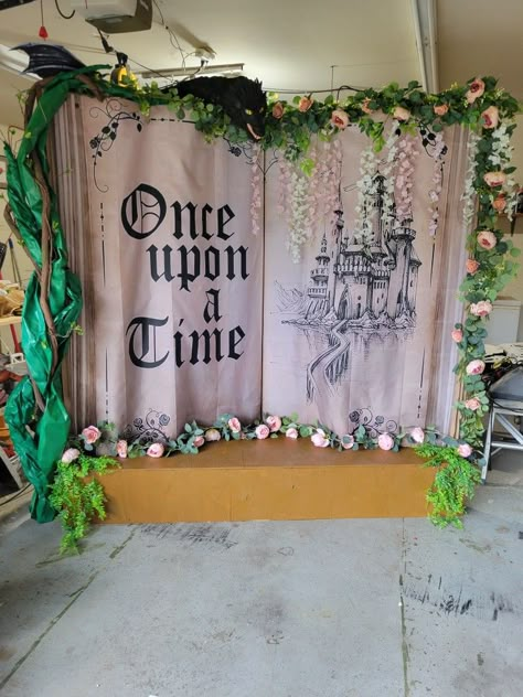 Disney Themed Float Ideas, Diy Homecoming Decorations, Princess Prom Theme, Fairy Tale Graduation Party, Enchanted Dance Theme, Enchanted Forest Formal Theme, Fairytale Formal Theme, Fairytale Decorations Party, Fairytale Prom Theme Decor