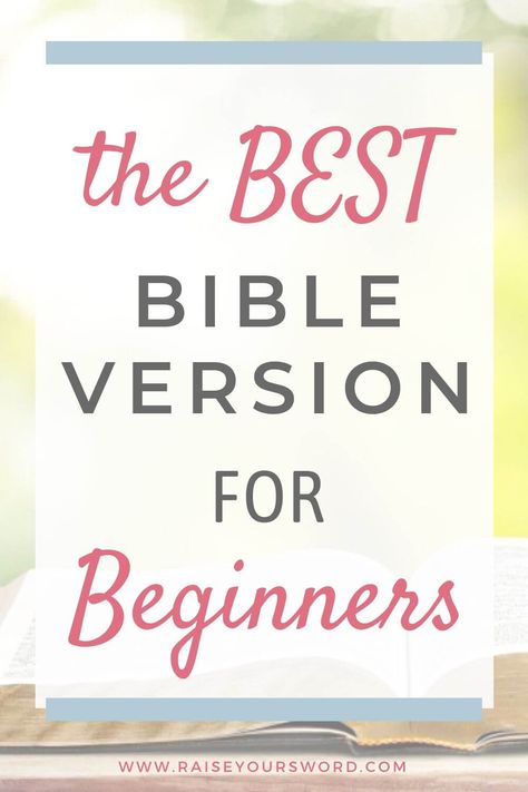 Are you looking for the best bible version to read? This list of the best bible version to read is for beginners and anyone eager to read the bible! Don't let your bible translation hold you back from getting into God's Word. What Is The Best Bible Version, Best Bible For Beginners, Easiest Bible To Understand, Types Of Bibles, Understanding The Bible For Beginners, What Order To Read The Bible, How To Read The Bible For Beginners, Best Order To Read The Bible, How To Read The Bible