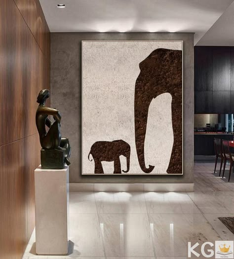 Elephant Painting,Large Beige Abstract Painting,Abstract Paintings On Canvas,Hand Oil Painting,Minimalist Painting,Living Room Wall Painting https://etsy.me/3As5VpC #kitchendining #fabric #abstract #vertical #fashion #contemporary #beige #brown #halloween Elephant Painting Canvas, Hand Oil Painting, Beige Abstract Painting, Abstract Paintings On Canvas, Room Wall Painting, Hand Oil, Picture Frame Decor, Painting Minimalist, Painting Living Room