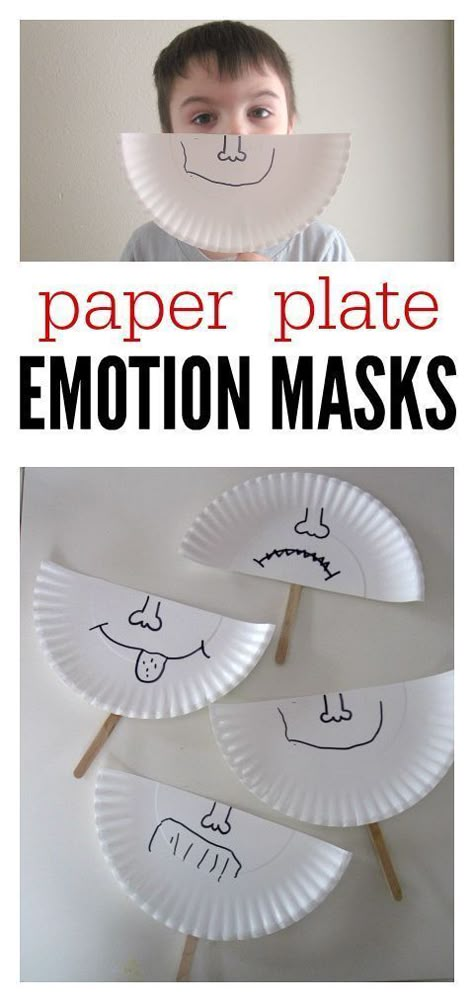 Emotion Masks, Emotions Lesson, Preschool Feelings, Lessons For Preschoolers, Emotions Game, Emotions Preschool, Feelings Activities, Emotions Activities, Social Emotional Activities