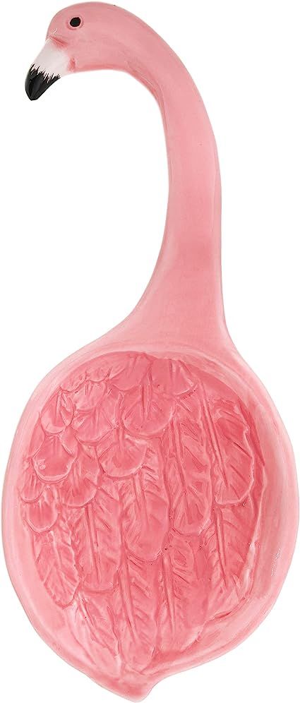 Amazon.com: Animal-themed Ceramic Spoon Rest Kitchen Ladle and Spoon Holder - Flamingo: Home & Kitchen Diy Spoon Rest, Kitchen Basics, Flamingo Decor, Ceramic Spoon Rest, Spoon Holder, Ceramic Spoons, Pottery Painting, Kitchen Utensils Gadgets, Spoon Rest