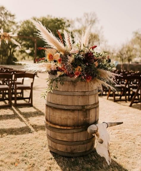 Barrel Floral Arrangements Wedding, Whiskey Barrel Flower Arrangements, Wedding Barrel Decor, Whiskey Barrel Wedding Decor, Whiskey Barrel Flowers, Barrels Wedding, Wine Barrel Wedding Decor, Barrel Wedding Decor, Wine Barrel Wedding