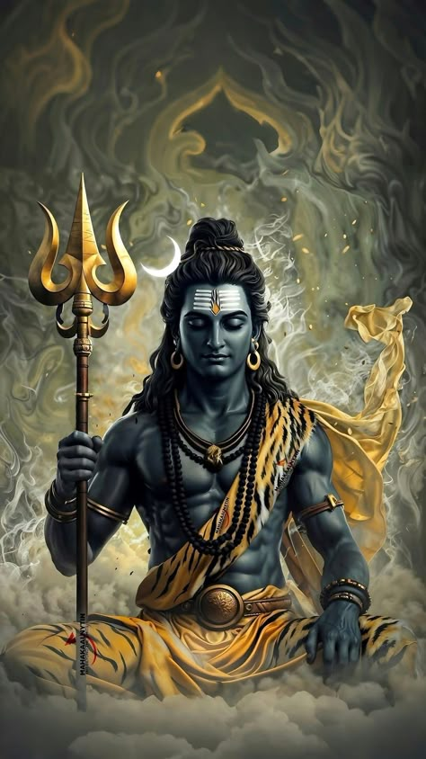 Shiv Art, Jai Mahadev, Shiv Bhakt, Shivratri Photo, Mobile Wallpaper Hd, Mahakal Pic, Krishna Mahadev, Shiva Meditation, Mahakal Pic Ujjain