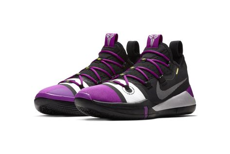 Sneaker Concept, Artsy Shoes, Nike Kobe Shoes, Purple Basketball Shoes, Sneaker Jordan, Raiders Cheerleaders, Purple Basketball, Running Scared, Hoop Shoes