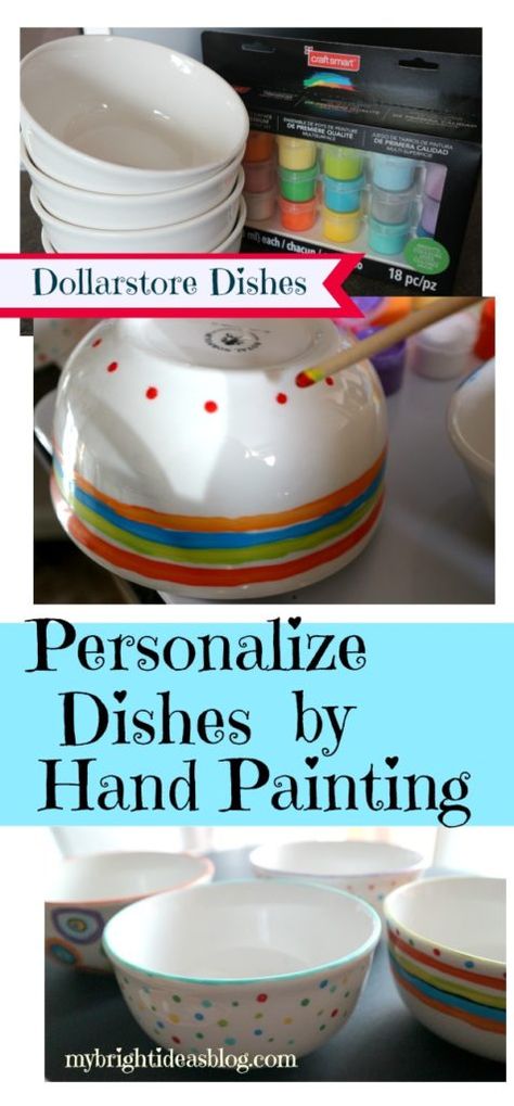 Painting Ceramic Bowls Diy, Bowls Painting Ideas, Painting Bowls Ideas Easy, Ceramics Ideas Painting, Decorative Plates Diy, Painting Pottery Ideas, Bowl Painting, Coffee Mug Crafts, Ceramics Bowls