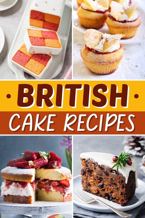 Make Paul Hollywood proud with these stunning British cake recipes. From Victoria sponge to tender Christmas cake, these Bake-Off faves never disappoint. Light Sponge Cake Recipe, English Cake Recipe, Cake Recipes Uk, British Baking Show Recipes, British Bake Off Recipes, British Cake, Great British Food, Bake Off Recipes, British Cooking