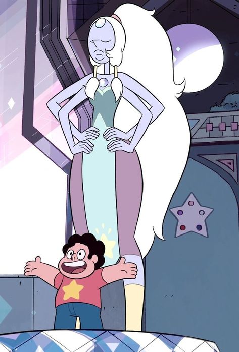 Pearl And Amethyst Fusion, Opal Su, Stevens Universe, Perla Steven Universe, Steven Universe Fusion, Amethyst Steven Universe, Steven Universe Wallpaper, Steven Universe Drawing, Steven Universe Characters