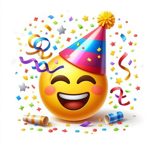 Welcome Emoji, Happy Birthday Emoji, Smiley Face Icons, Birthday Emoji, Emoticon Love, Happy Emoji, Fun Emoji, Images For Wallpaper, Emoticon Faces