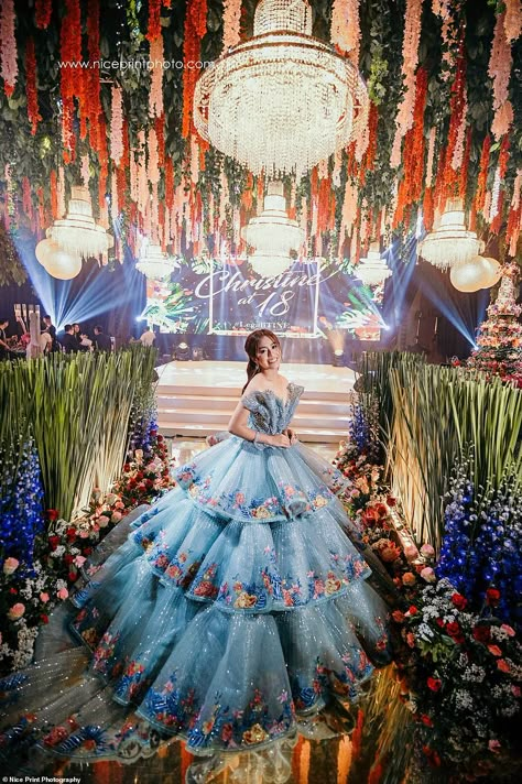 Inside an incredible Crazy Rich Asians themed 18th birthday party in the Philippines Crazy Rich Asians Gown, 18th Birthday Party Dress, 18th Debut Theme, Asian Gowns, Debut Theme Ideas, Filipino Debut, 18th Debut Ideas, Debut Themes, Debut Theme