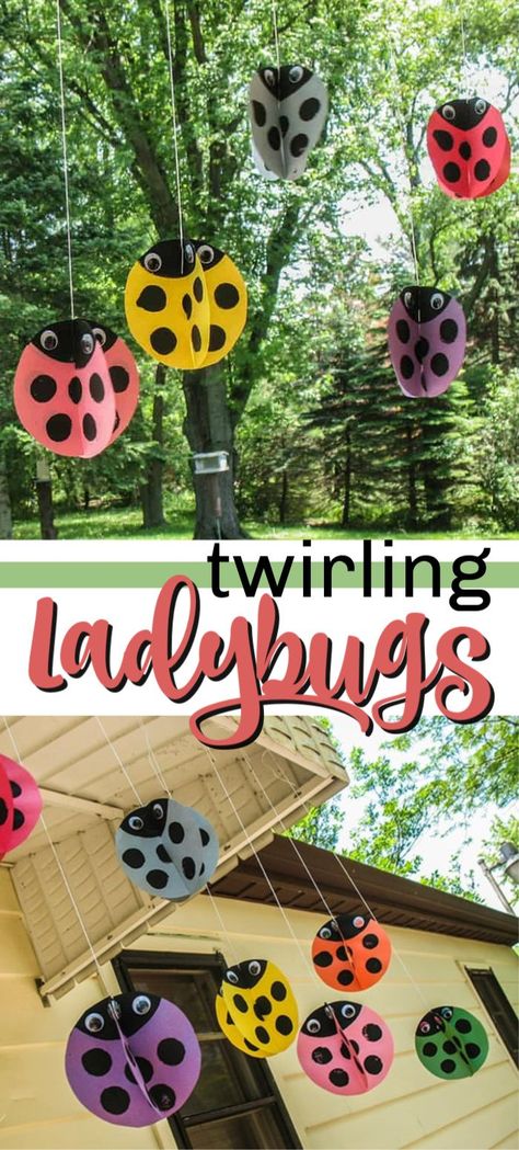 Preschool Bugs, Ladybug Ideas, Primary Playground, Mini Beasts, Bugs Preschool, Summertime Crafts, Insect Crafts, Ladybug Crafts, Bug Crafts